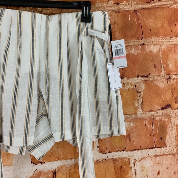 1.State Striped Belted Shorts - Picture 5 of 8